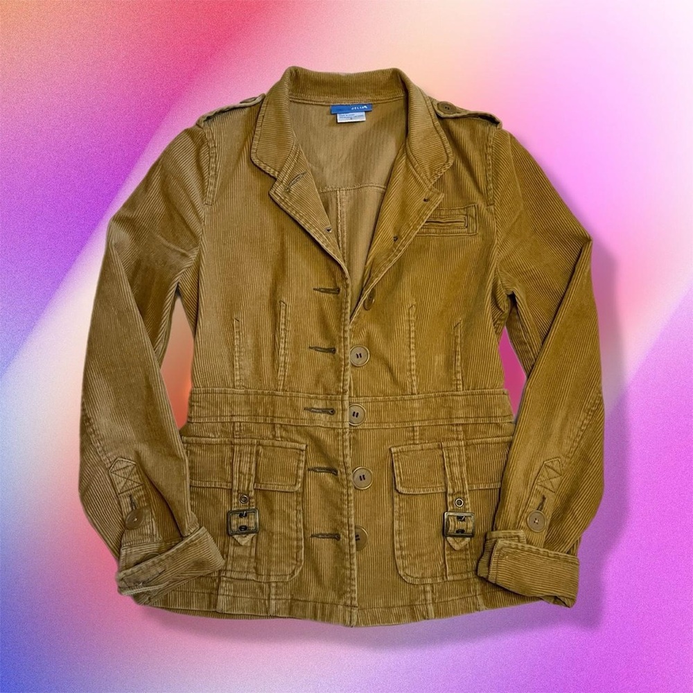 Women’s Tan Delia’s Corduroy Button Up Blazer